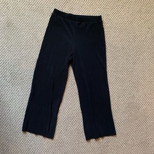 Medium Wild Fable Black Ribbed Elastic Waist Pants